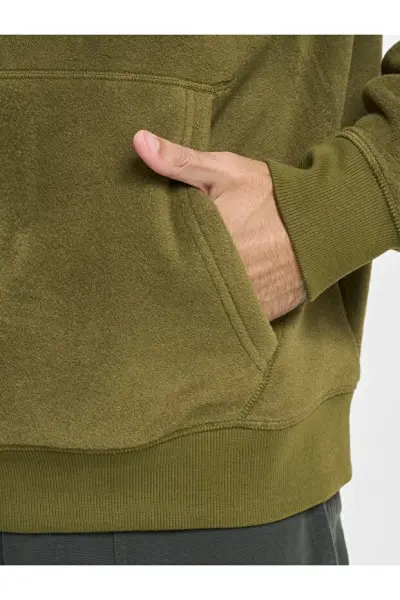 LINEAR LOGO 1/4 ZIP POLARTEC 200 FLEECE Yeşil - 3XL - Erkek