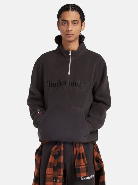 LINEAR LOGO 1/4 ZIP POLARTEC 200 FLEECE Siyah - XL - Erkek