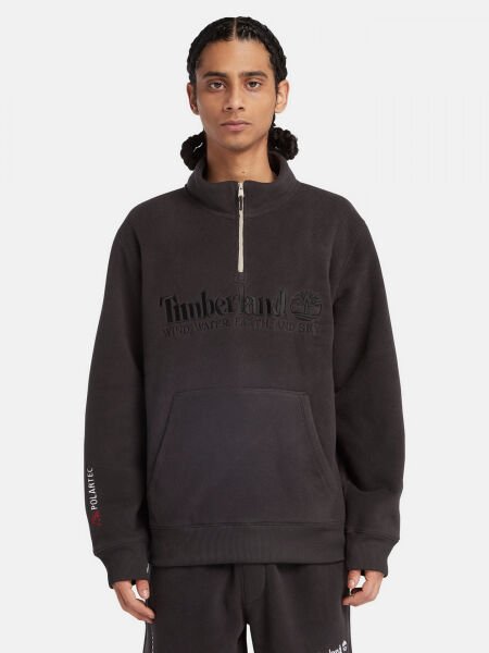 LINEAR LOGO 1/4 ZIP POLARTEC 200 FLEECE Siyah - XL - Erkek
