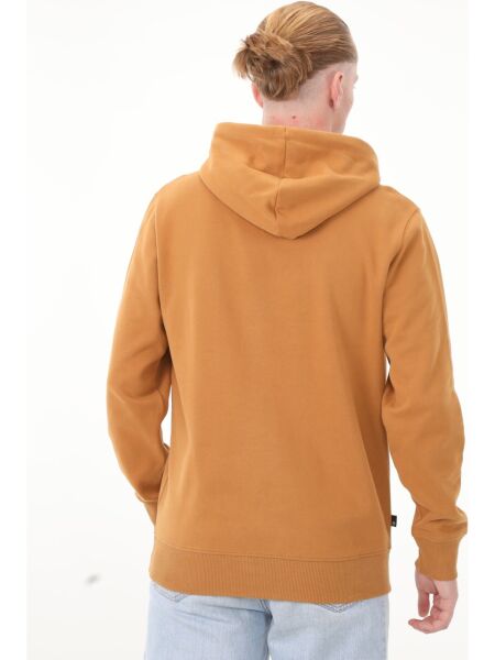 LS Cursive Hoodie Sweatshirt Regular Sarı - 3XL - Erkek