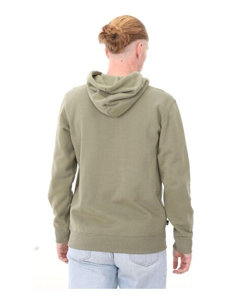 LS Cursive Hoodie Sweatshirt Regular Yeşil - S - Erkek