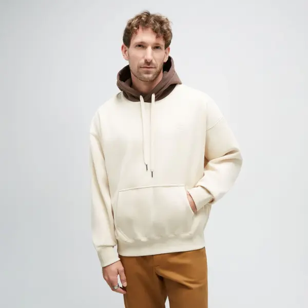 Heavy Boucle Hoodie krem - XL - Erkek