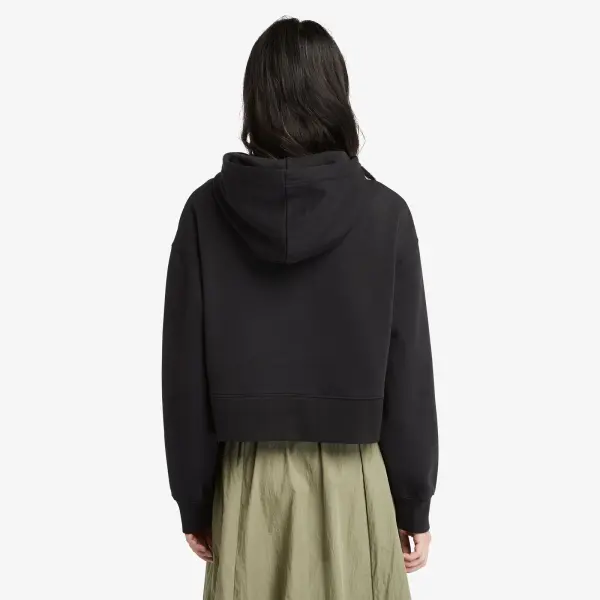 BRUSHED BACK HOODIE Siyah - M - Kadın