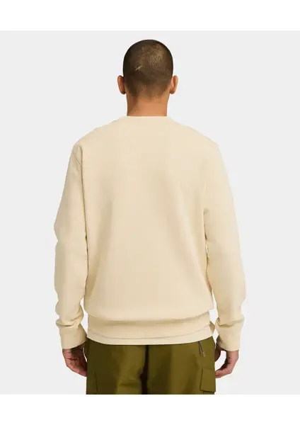 KENNEBEC RIVER Linear Logo Crew Neck Swe krem - M - Erkek