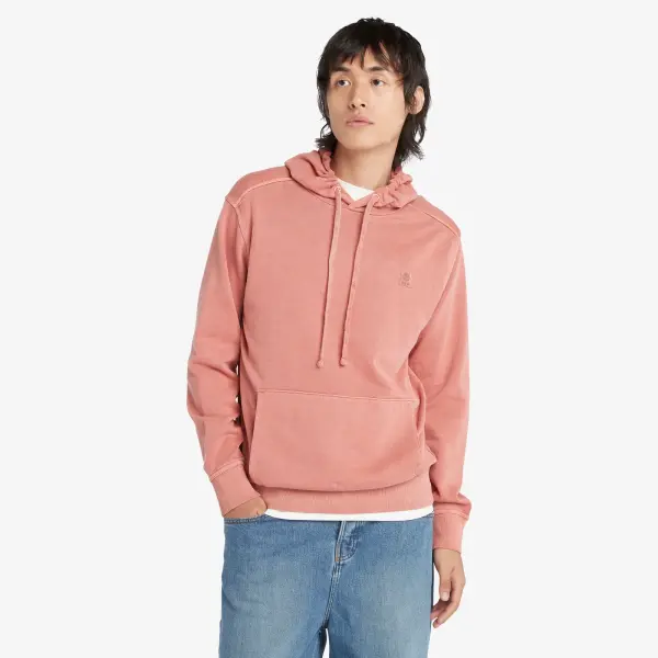 MERRYMACK RIVER Garment Dye Hoodie Pembe - XL - Erkek