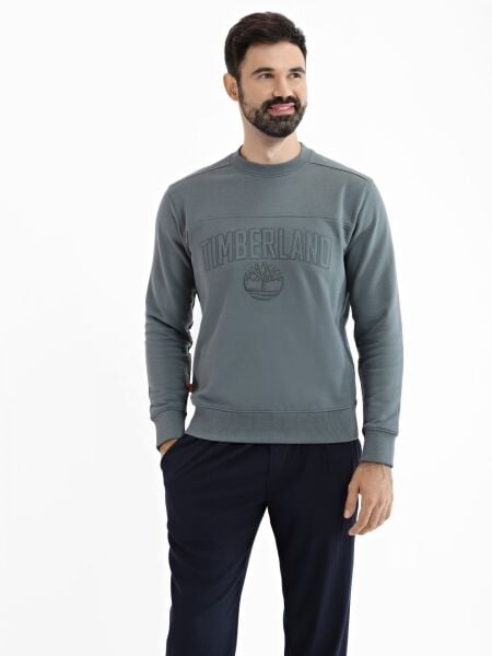 EK+  REC.CTN Crew Neck Yeşil - 3XL - Erkek