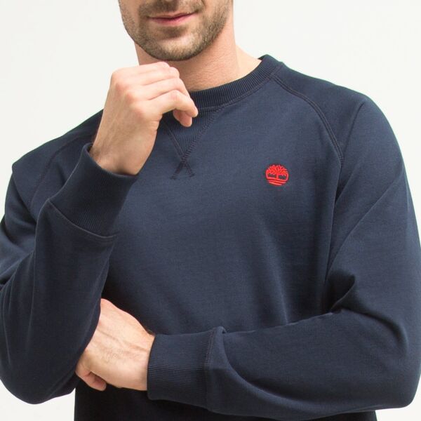 EXETER RIVER Loopback Crew Neck Sweatshi Lacivert - S - Erkek