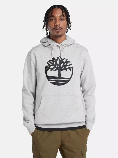 KENNEBEC RIVER Tree Logo Hoodie Grİ - L - Erkek