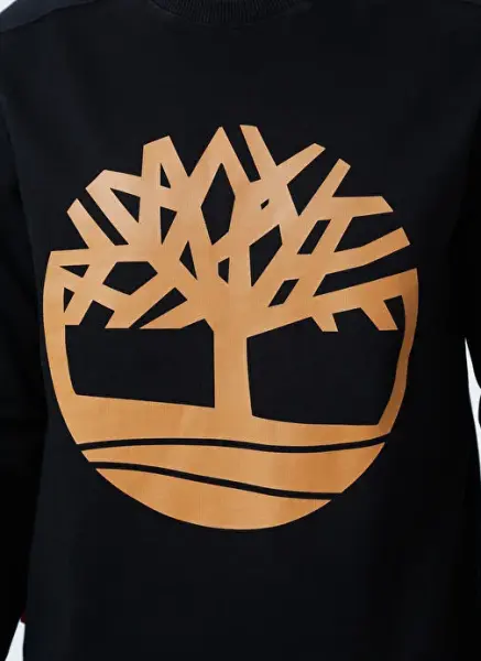 KENNEBEC RIVER Tree Logo Crew Neck Sweat Siyah - M - Erkek