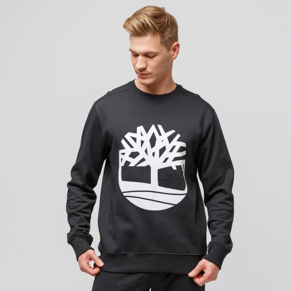 Tree Logo Crew Neck Sweatshirt Siyah - XXL - Erkek