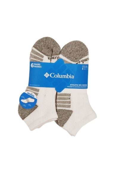 C1184 COLUMBIA ATHLETIC FASHION NO-SHOW WITH PIQUE FOOTBED 6 PACK