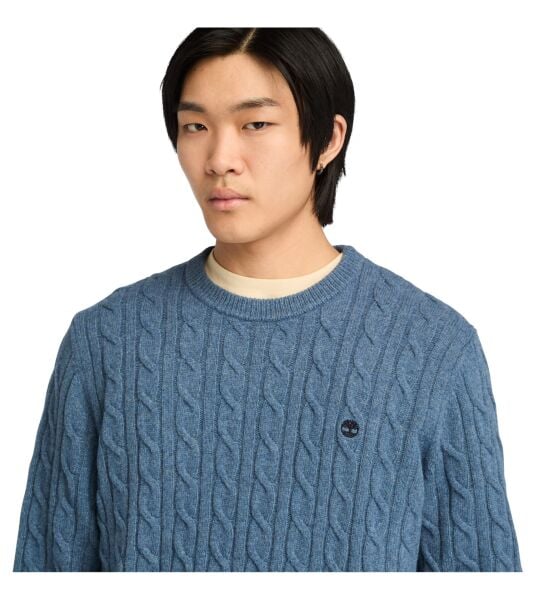 PHILLIPS BROOK Cable Crew Neck Sweater