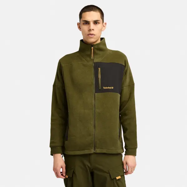 POLARTEC MIX MEDIA FULL ZIP FLEECE