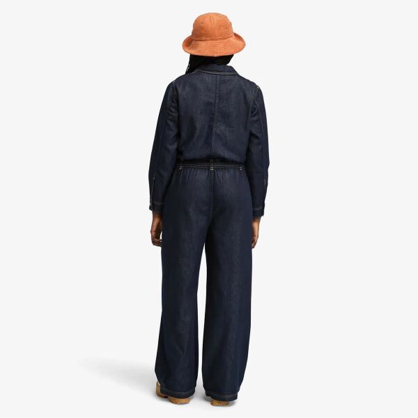 DENIM REFIBRA BOILER SUIT Lacivert - XL - Kadın