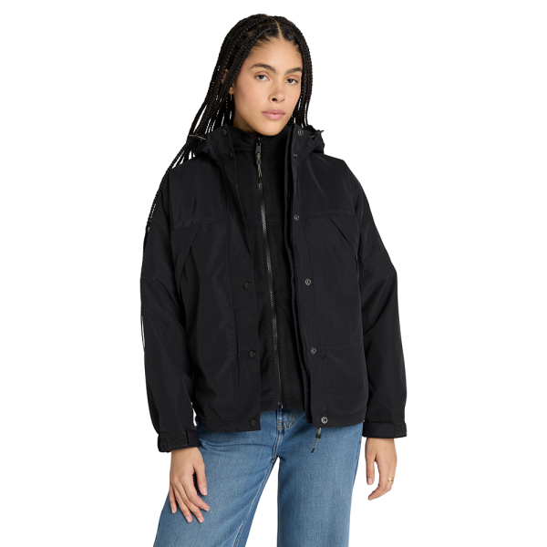 WINNICK Waterproof 3in1 Jacket - Fleece Siyah - XS - Kadın