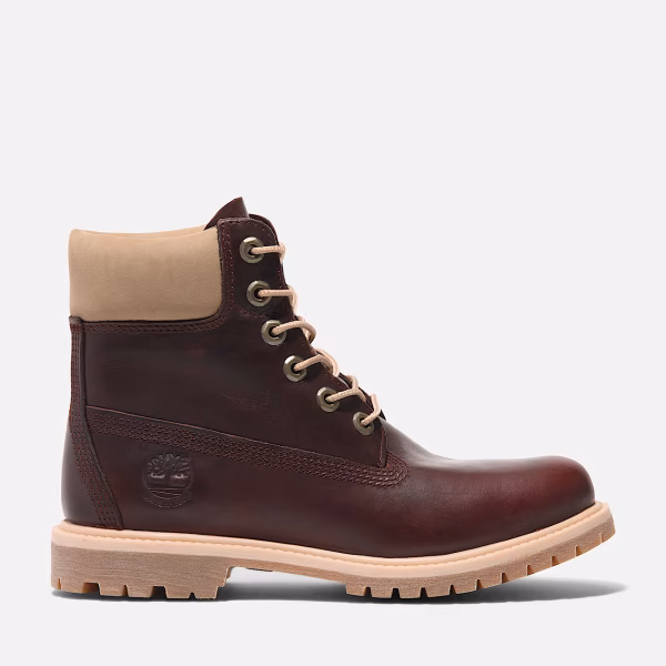 Timberland Premium 6 INCH LACE UP WATERP Bordo - 37,5 - Kadın