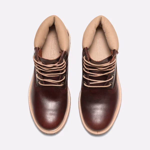 Timberland Premium 6 INCH LACE UP WATERP Bordo - 40 - Kadın