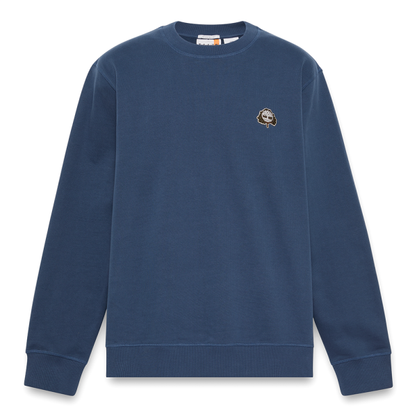 Tree Logo Patch Crewneck Mavi - XL - Erkek