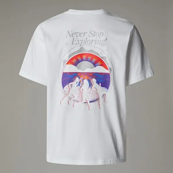 U SS NEVER STOP RELAXED TEE Beyaz - S - Erkek