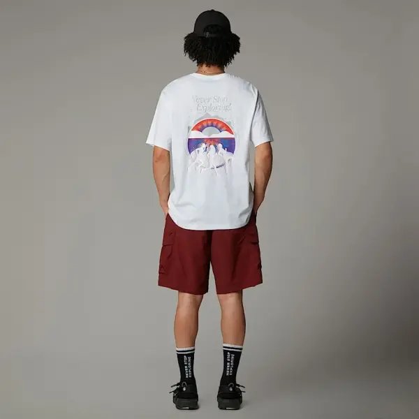 U SS NEVER STOP RELAXED TEE Beyaz - S - Erkek