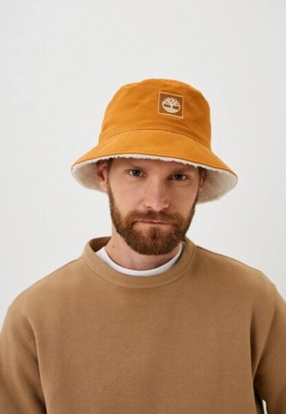 Reversible Bucket with Sherpa Lining Sarı - M