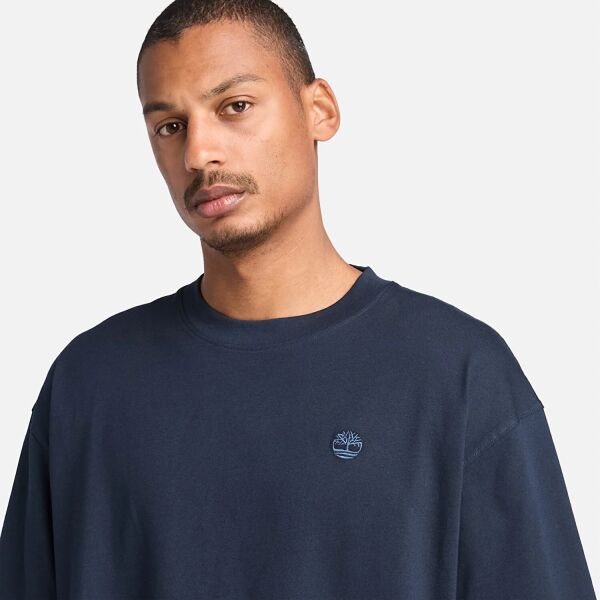 DUNSTAN RIVER Short Sleeve Tee Lacivert - M - Erkek