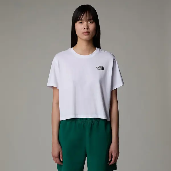 W SIMPLE DOME CROPPED RELAXED TEE