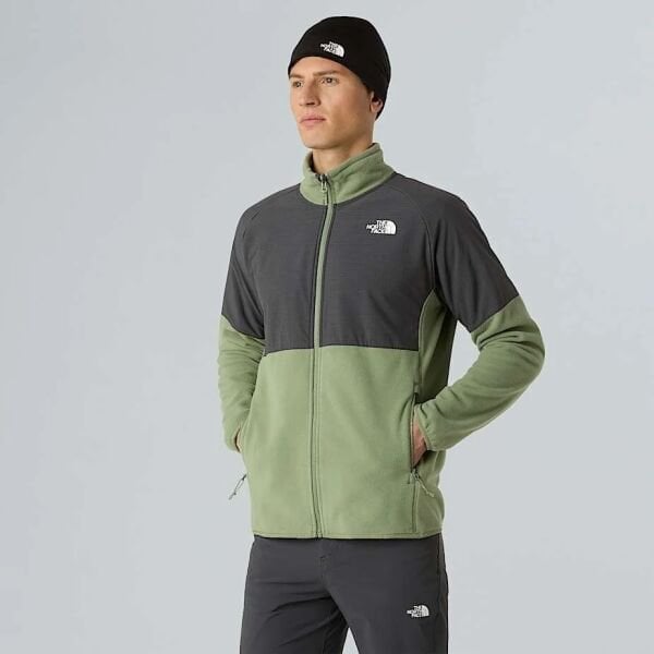 M GLACIER HEAVYWEIGHT FULL ZIP Yeşil - XXL - Erkek