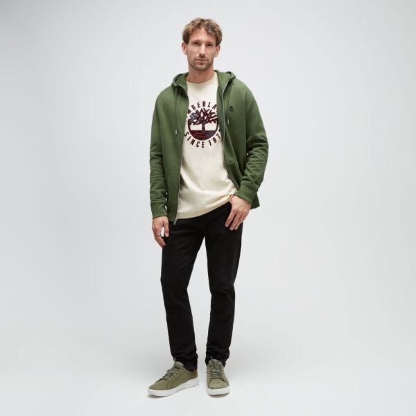 Holiday Front Graphic SS Tee krem - S - Erkek