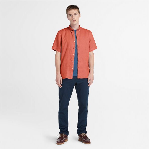 MILL BROOK Linen Short Sleeve Shirt
