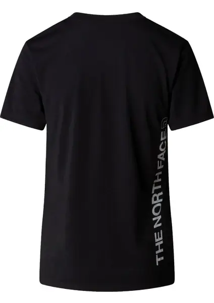 W FOUNDATION VERTICAL GRAPHIC TEE Siyah - M - Kadın
