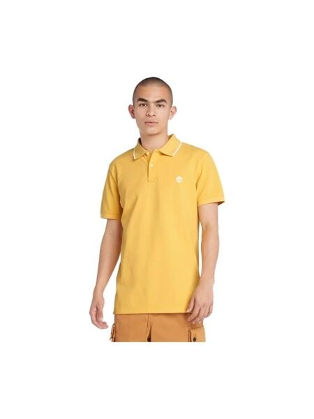 MILLERS RIVER PRINTED NECK SHORT SLEEVE Sarı - L - Erkek