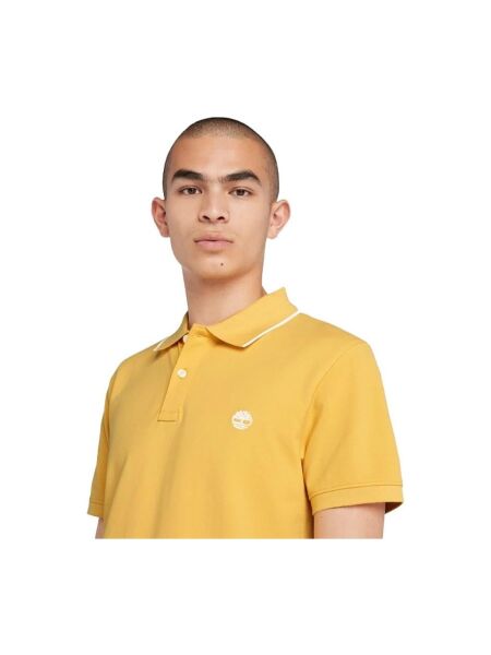 MILLERS RIVER PRINTED NECK SHORT SLEEVE Sarı - L - Erkek