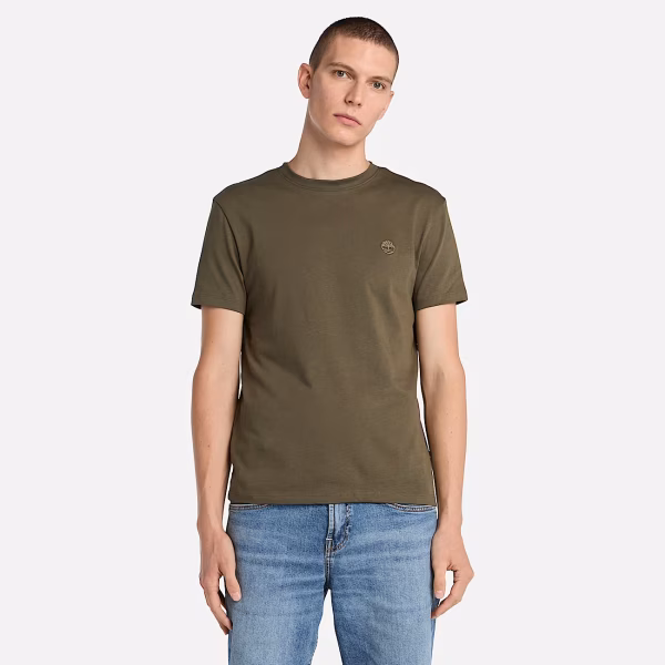 DUNSTAN RIVER Short Sleeve Tee Kahverengi - L - Erkek