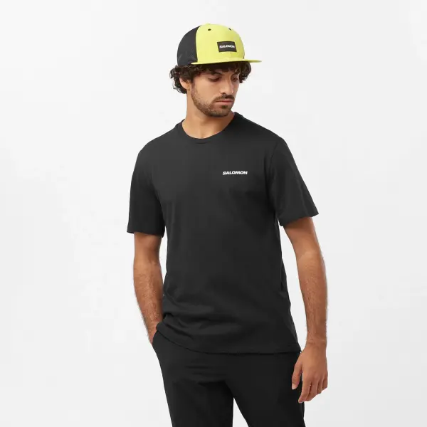 GRAPHIC PERF SS TEE M Siyah - S - Erkek