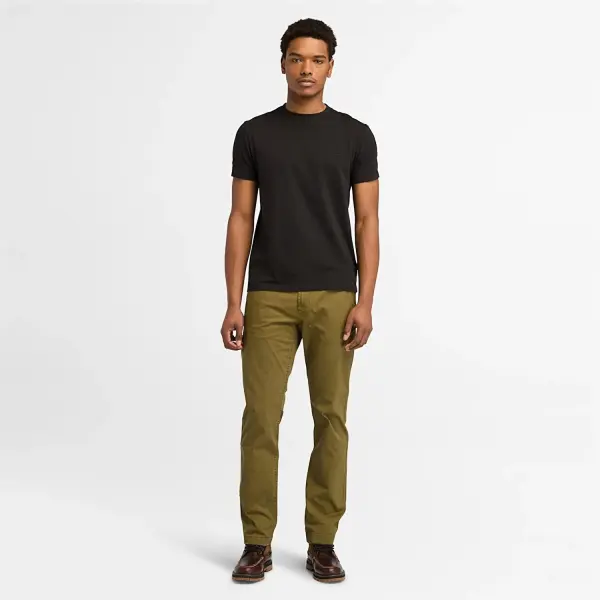 DUNSTAN RIVER Short Sleeve Tee Siyah - L - Erkek