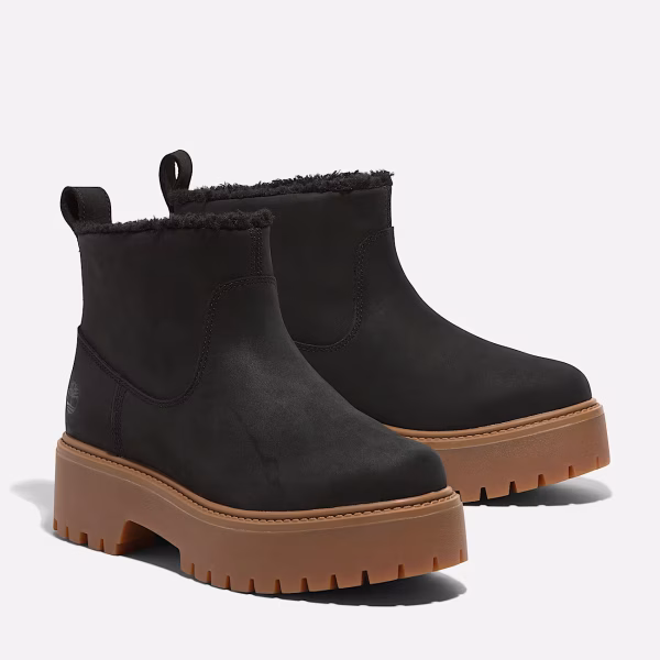 STONE STREET MID WARM LINED BOOT Siyah - 37 - Kadın