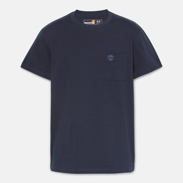 DUNSTAN RIVER Chest Pocket Short Sleeve Lacivert - L - Erkek