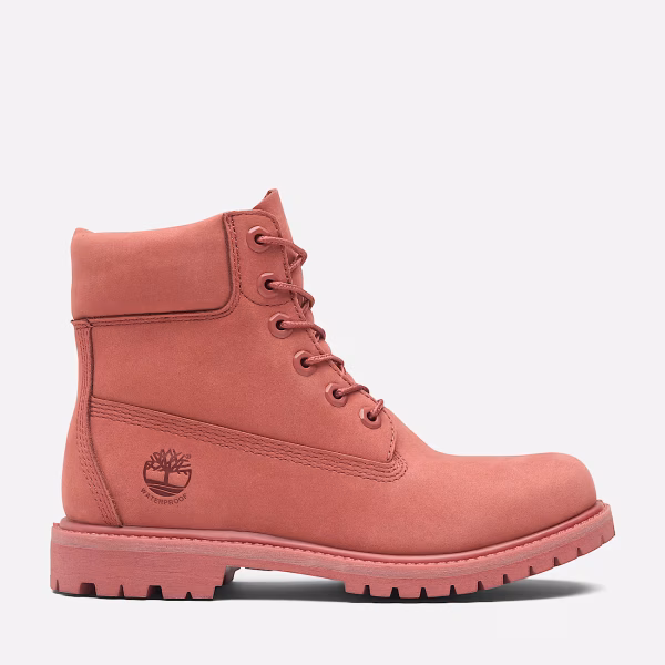 Timberland Premium 6 INCH LACE UP WATERP kırmızı - 38,5 - Kadın