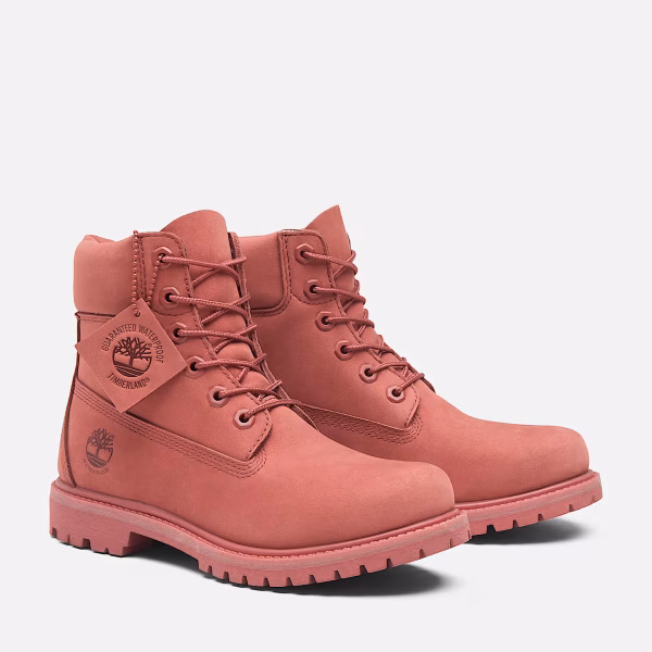 Timberland Premium 6 INCH LACE UP WATERP kırmızı - 38,5 - Kadın