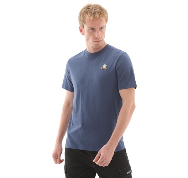 Tree Logo Patch Tee Mavi - XXL - Erkek