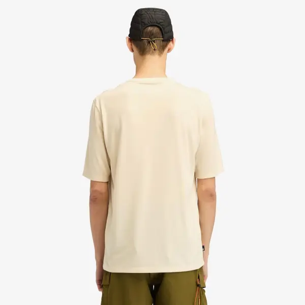 UV-PROTECTION LOGO SHORT SLEEVE TEE krem - XL - Erkek