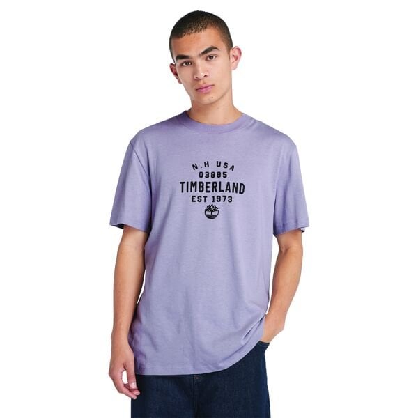 REFIBRA Front Graphic Short Sleeve Tee Mor - XXL - Erkek