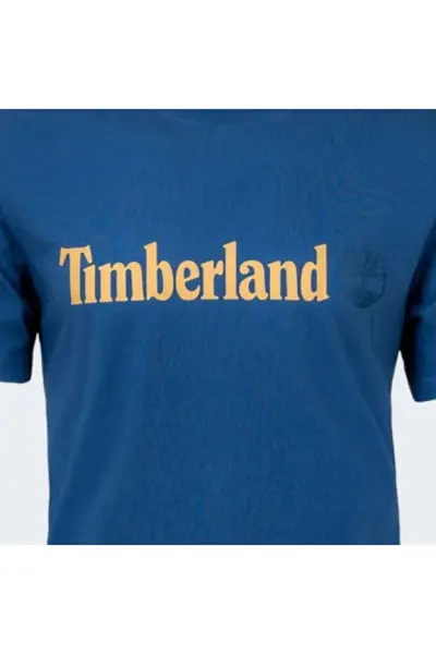 KENNEBEC RIVER Linear Logo Short Sleeve Mavi - L - Erkek