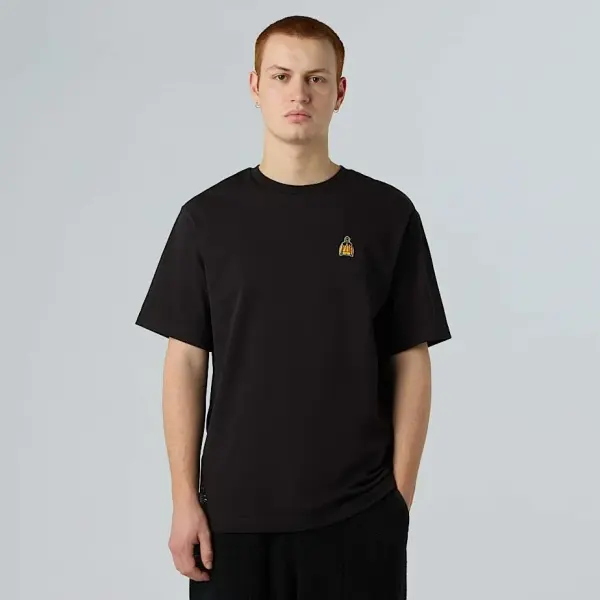 U ICON MOUNTAIN JACKET RELAXED S/S TEE Siyah - XXL - Erkek