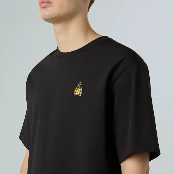 U ICON MOUNTAIN JACKET RELAXED S/S TEE Siyah - XXL - Erkek