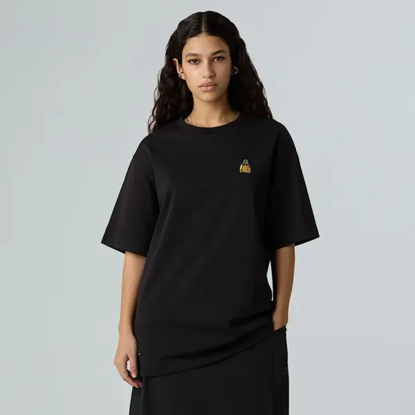 U ICON MOUNTAIN JACKET RELAXED S/S TEE Siyah - XXL - Erkek