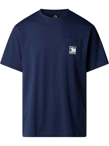 M MOUNTAIN LOGO RELAXED S/S POCKET TEE Lacivert - XXL - Erkek