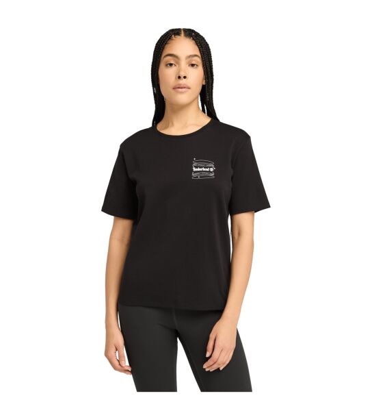TIMBERFRESH BACK GRAPHIC SS TEE Siyah - S - Erkek