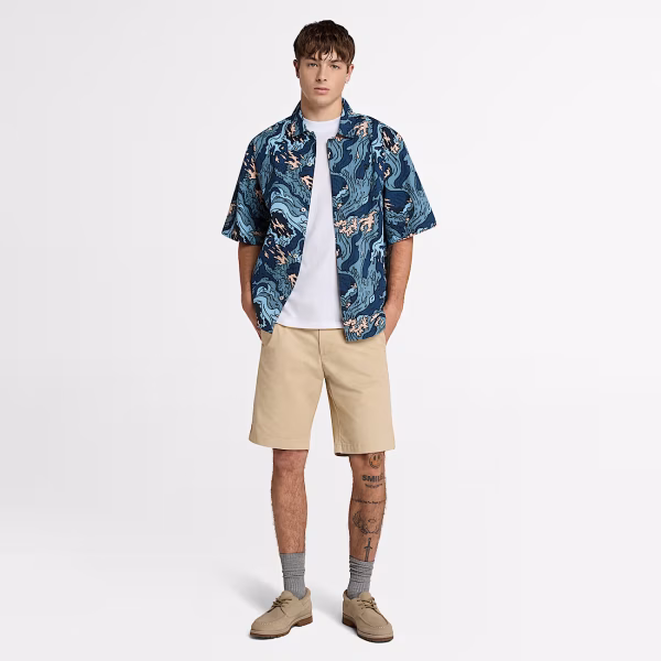 Rugged Active Gear Back Graphic Tee Beyaz - S - Erkek